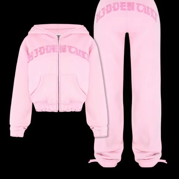🎀Limited Edition Pink HIDDEN CULT Sweatsuit 🎀 - Picture 4 of 4
